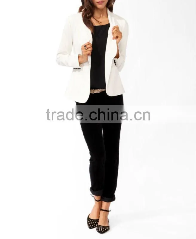 Longline Single Button Blazer