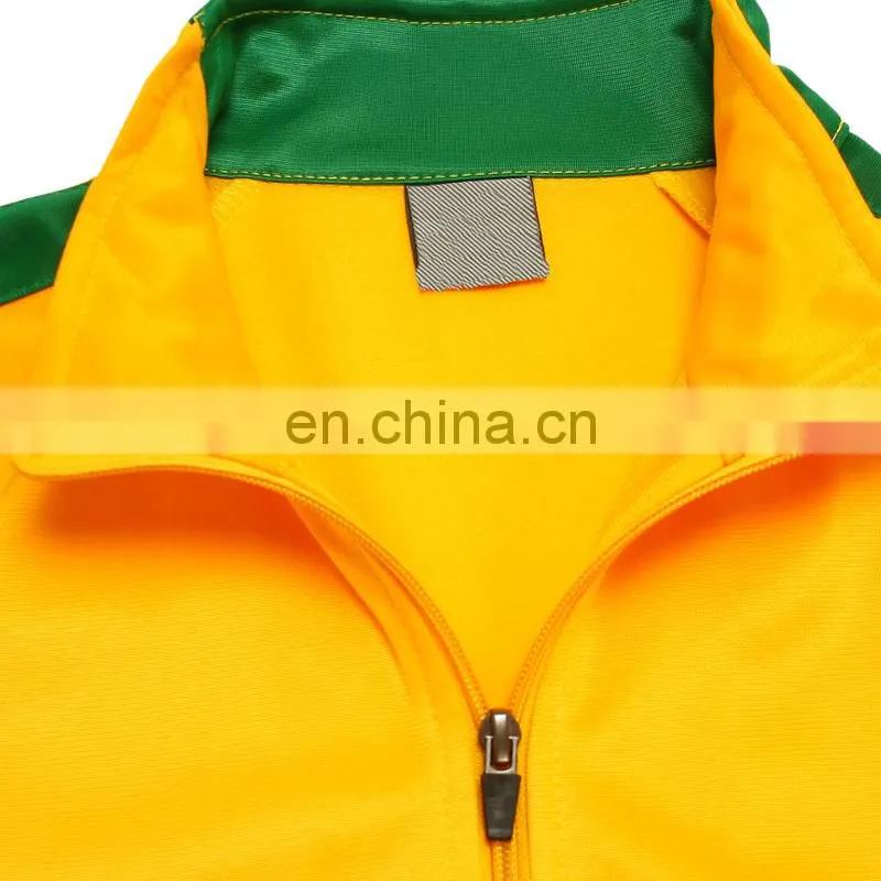 2017 Free Sample Contrast Color Taped Sleeves Tracksuits Bulk