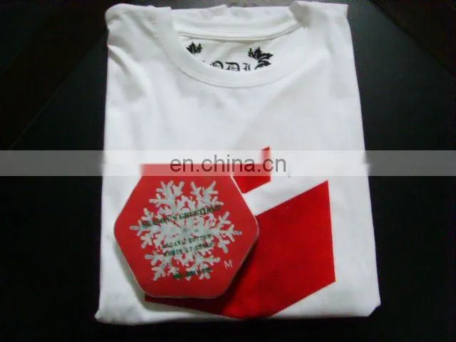 2014 Cotton printed compressed plain t-shirts for gift