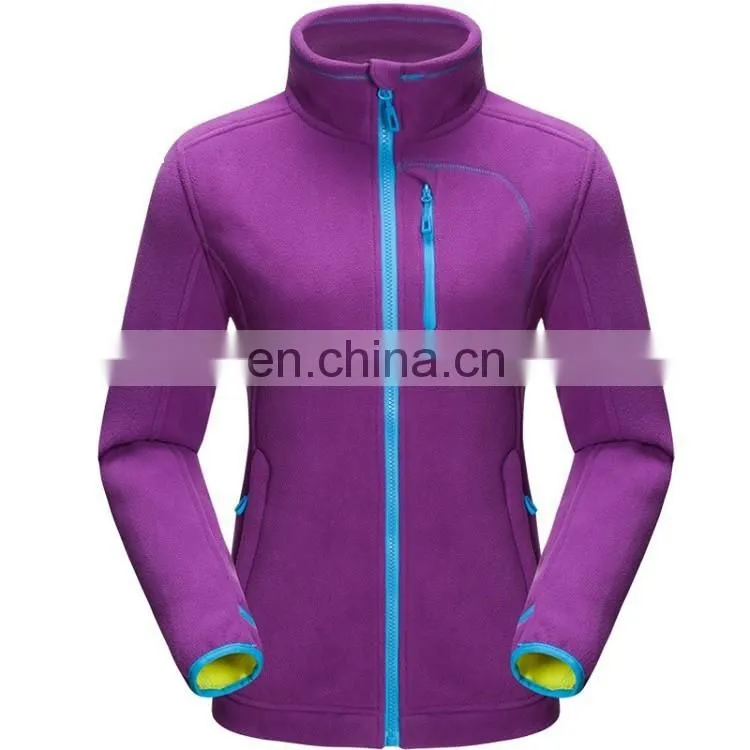 Female thick winter fleece jacket