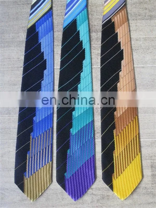 Newest unique plain skinny print necktie