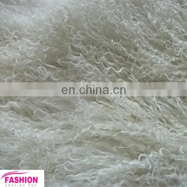Beautiful mongolian Lamb Fur plates/High Quality Tibet Lamb Fur plates