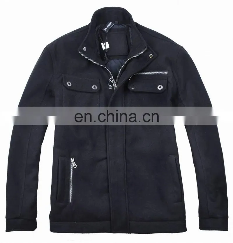 warm simple design woolen skiing jacket 2015