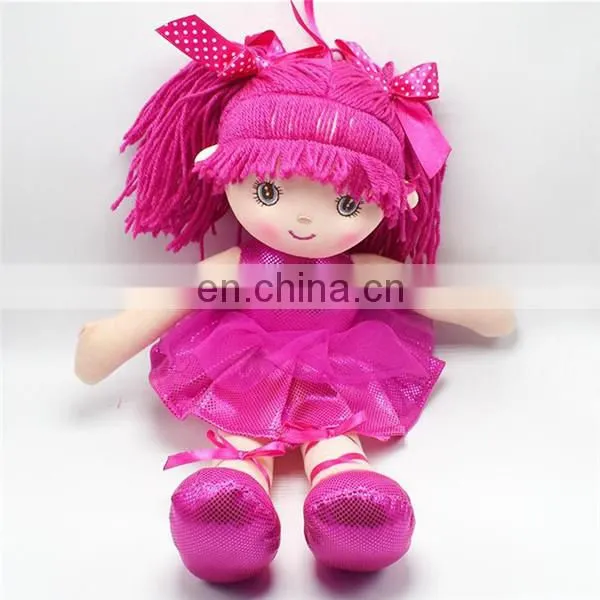 ASTM Test Custom Stuffed Plush Pink Pretty Girl Mermaid Doll 2017 Fashion New Rag Soft Doll Toy