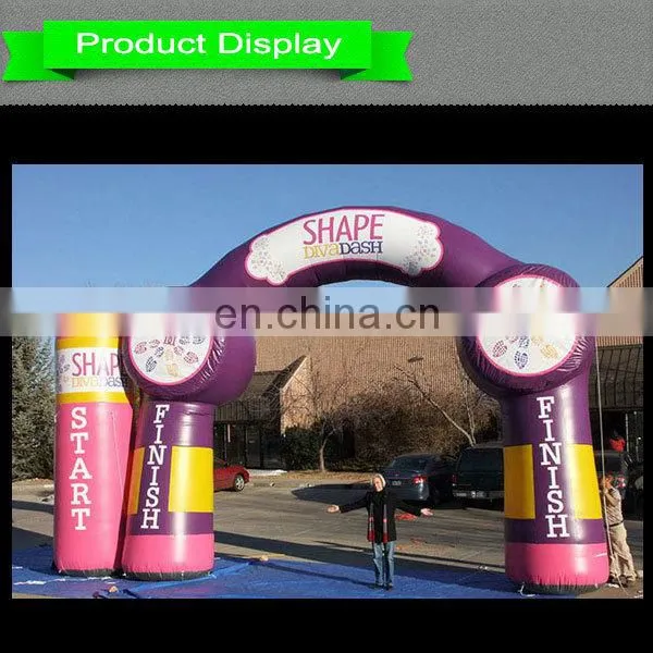unique design outdoor inflatable special shape archway for advertising