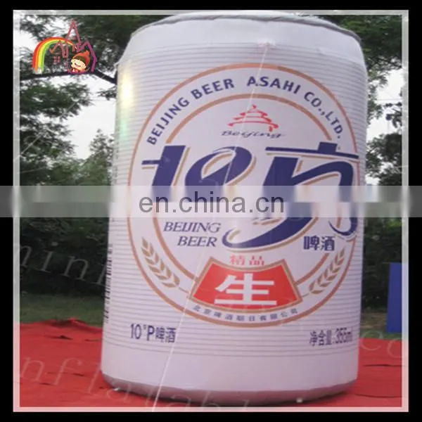 Fashion giant inflatable model,inflatable zip-top can, inflatable can for outdoor display