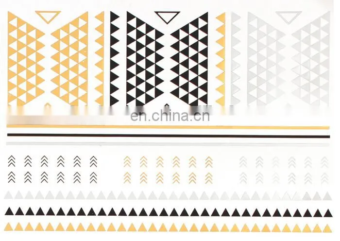 Unspeakably cool Metallic Tattoo Armband
