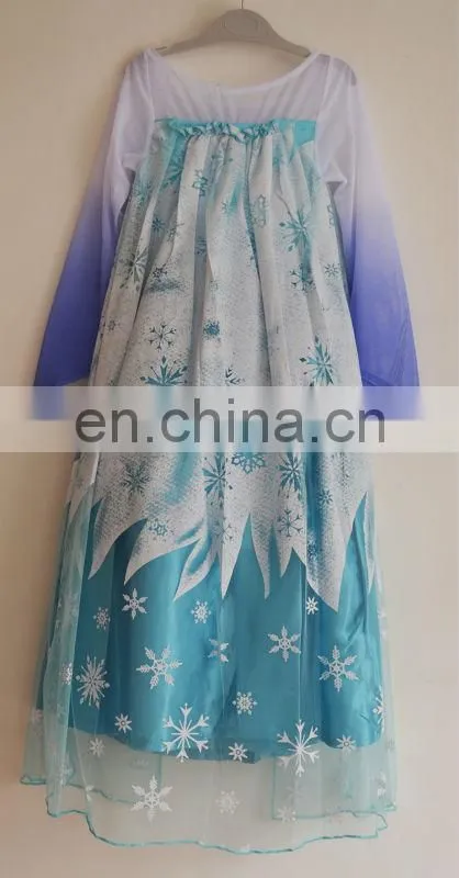 high quality new style wholesale frozen princess elsa costume KC-0039