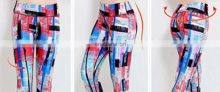 Make your own design fitness leggings Reflective yoga tights