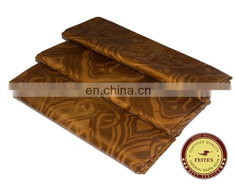 Feitex Fabric Stores 100% Cotton Textile Fabric Material Bazin Riche For Wedding Fabric