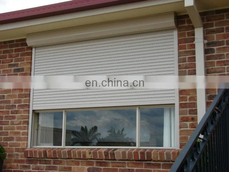 Aluminium roller shutters with thermal insulation