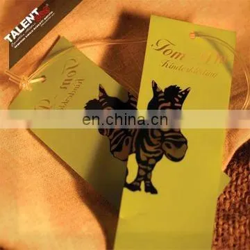 custom transparent screen printing PVC hang tag for garment