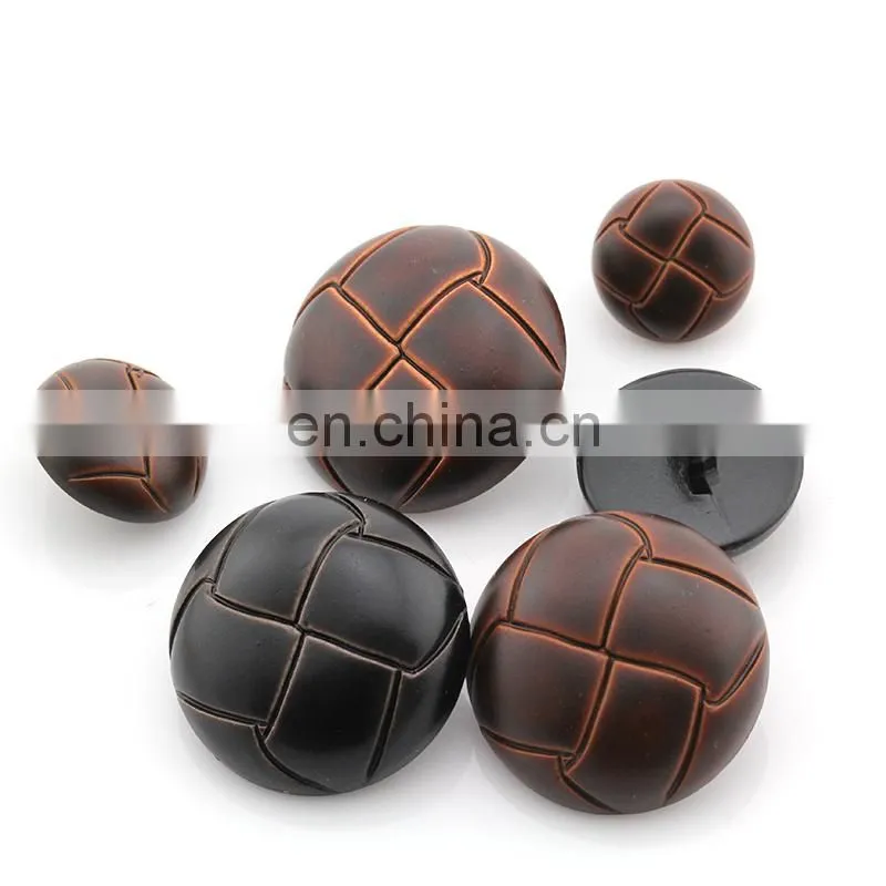 Classic Round Plastic Football Shaped Buttons For Coat
