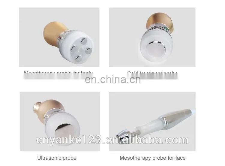 Portable 4 in 1 mesotherapy no needle machines hot and cold hammer