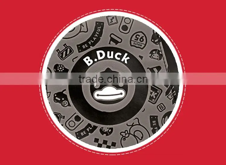 B.Duck design novelty foldable printing sun block bag car front sunshade