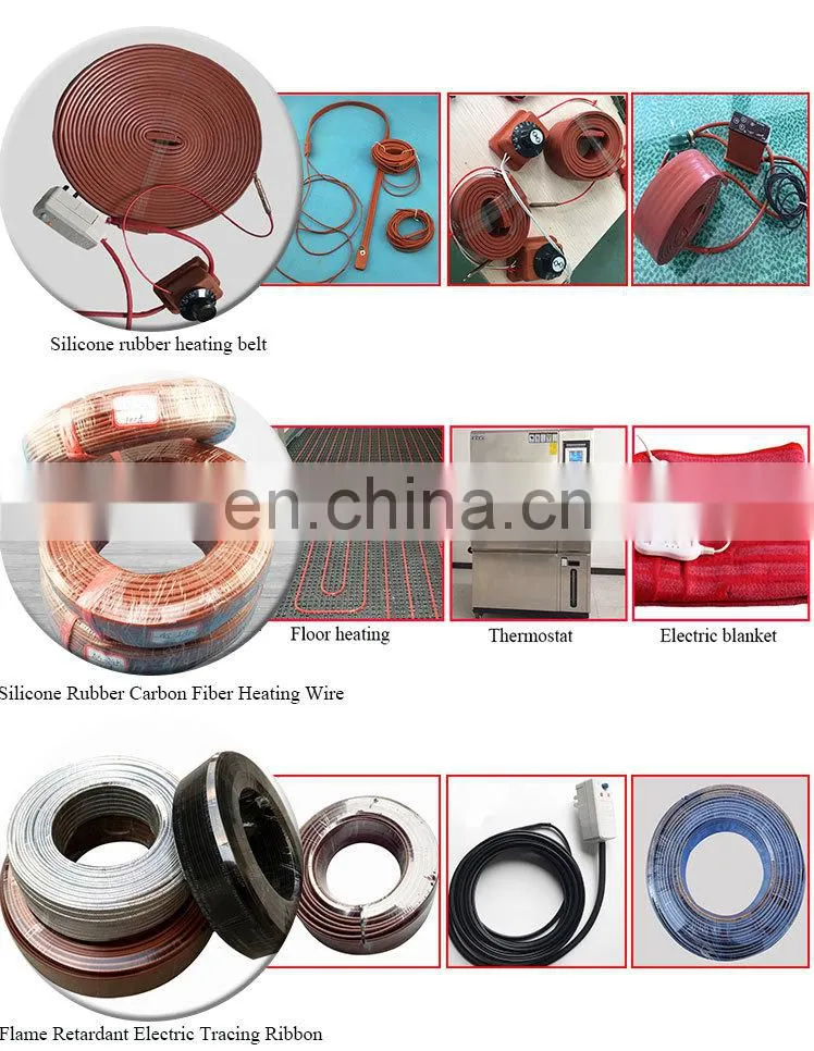 Electric Heating Floor System Floor Heating Wire Flame Retardant Electric Tracing Band From China