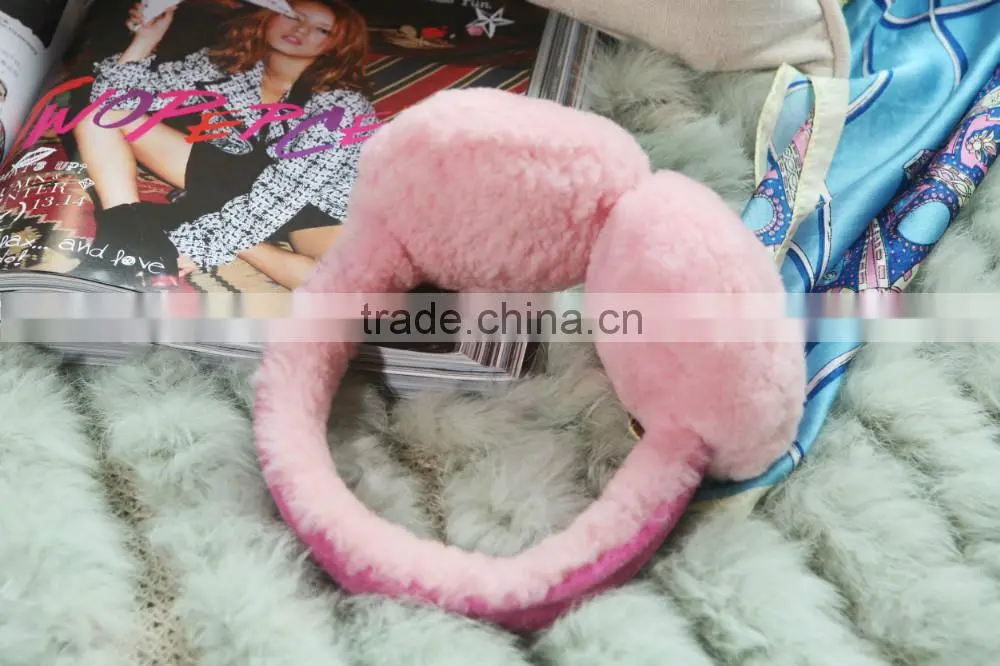 2015 Fashion Accessories Australia Sheepskin Wholesale Earmuffs