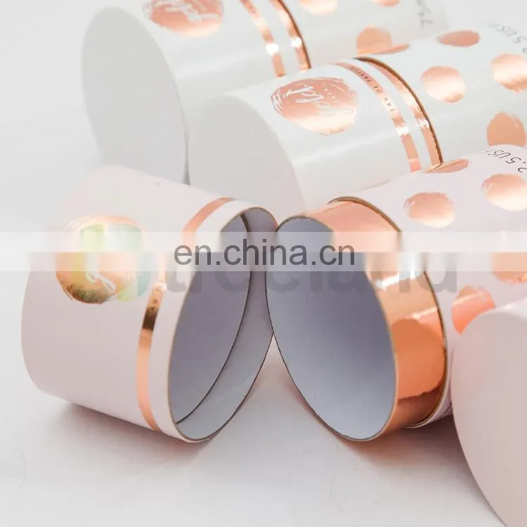 Wholesale Luxury Stackable Round Cardboard Gift Box Decorative Hat Paper Round Box