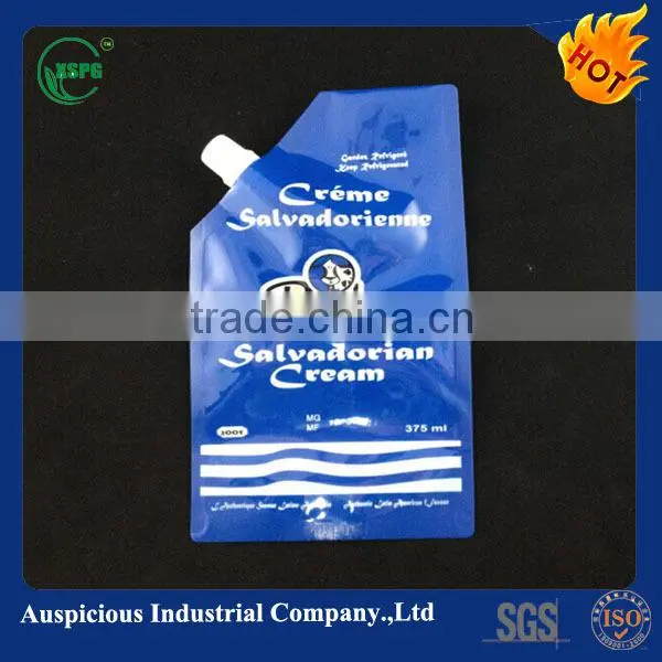 Aluminum foil laminated spout stand up bag