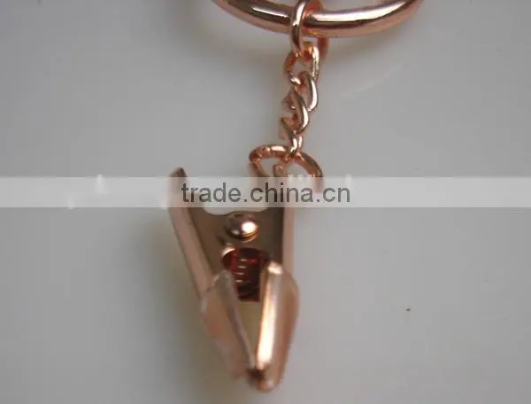 FM-67 Fashion style rosy gold metal lingerie hanger