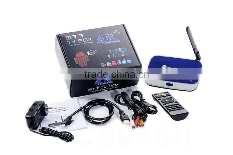 Cheap Google TV BOX,Quad Core RK3288 1.8GHz CS918II android 4.4 xbmc skype wifi 4K android tv box
