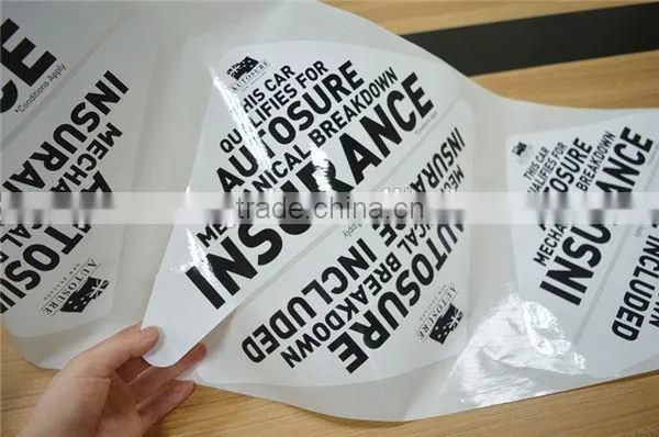 Custom permanent printing labels