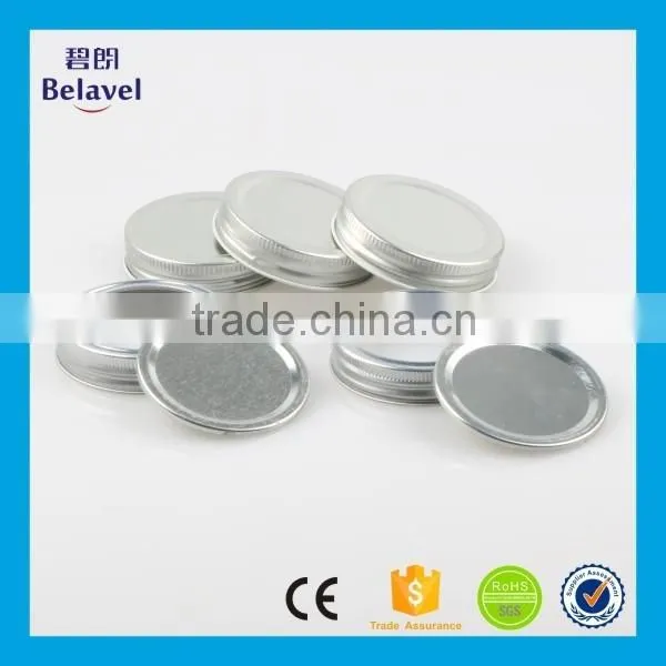 Promotional cheap tinplate lug lids metal screw cap for glass jar
