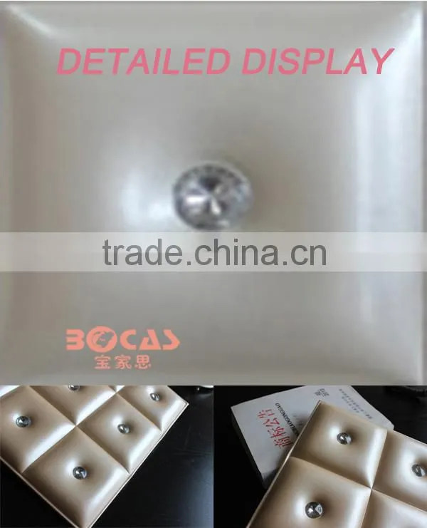 Leather walls panel panel wall decoration 3d wall decor wall paper of instead factory decorative ceiling and