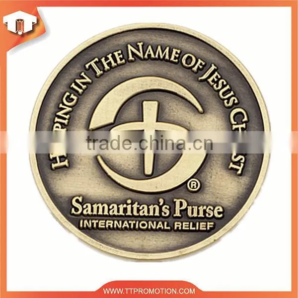 2015high quality low peice newest metal/gold coin