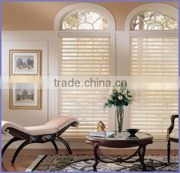 Curtain Times Home Decoration Double Layer Fabric Shangri-la Blinds for Windows