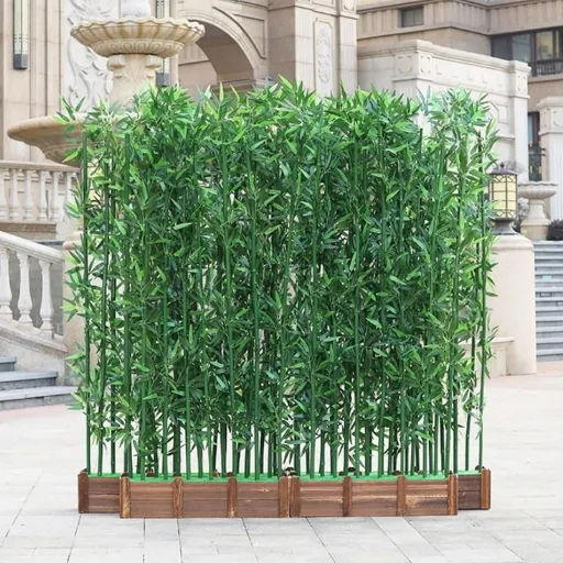 Artificial Bamboo Privacy Fence
