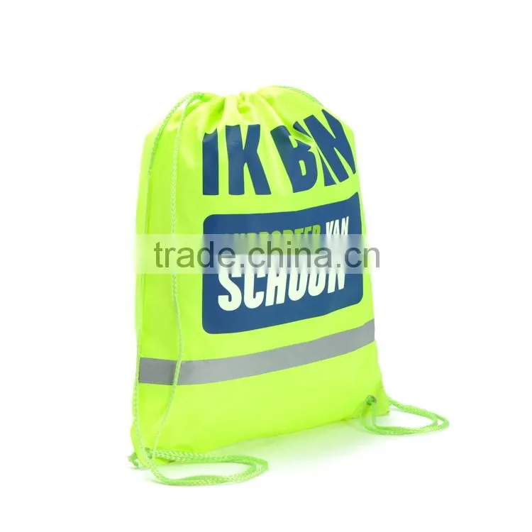 Hot sell 2015 new products School boys custom gym drawstring bag