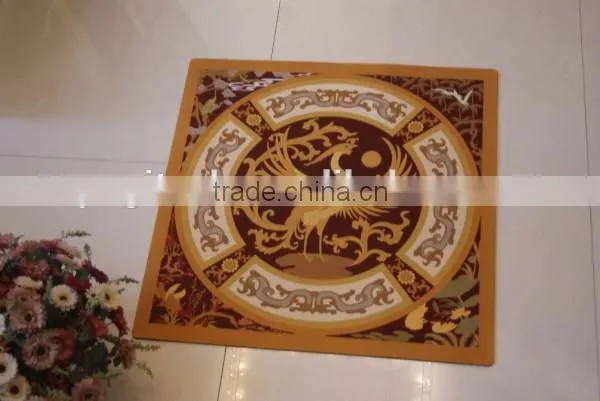 Newest microfiber printed bathroom door mat, custom size bathroom door mat