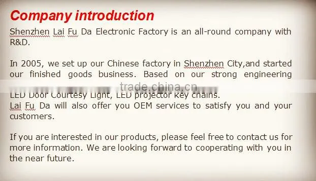 plastic battery led mini bicycle flashlight with high quality for promotion gifts