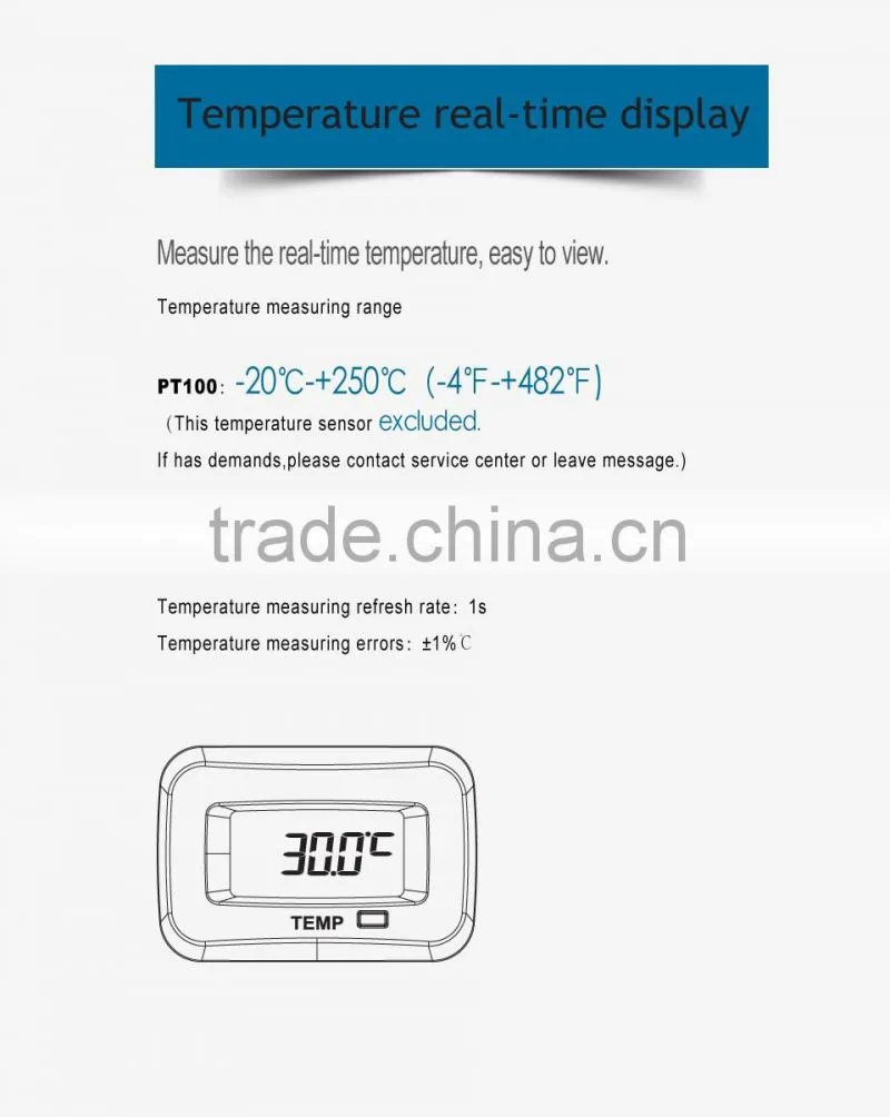 Digital Waterproof Temperature Meter Thermometer Used For Engine Generator Motor Snowmobile Lawn Mower ATV Motorcycle