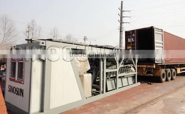 SINOSUN MBM25 mobile concrete mixing plant with advanced technology