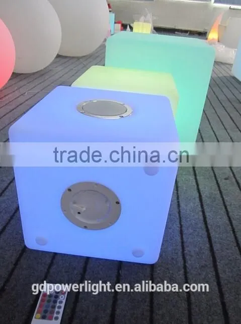 led cube with bluetooth stereo and remote control S001S