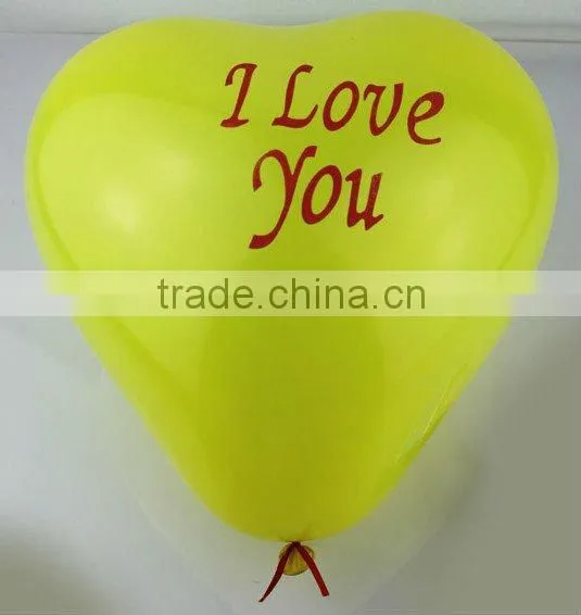Colorful heart latex balloon for sales promotion