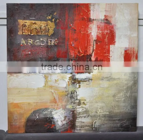 abstract oil painting for living room wall decoration, hot selling oil painting colorful, 2014 handmade oil painting