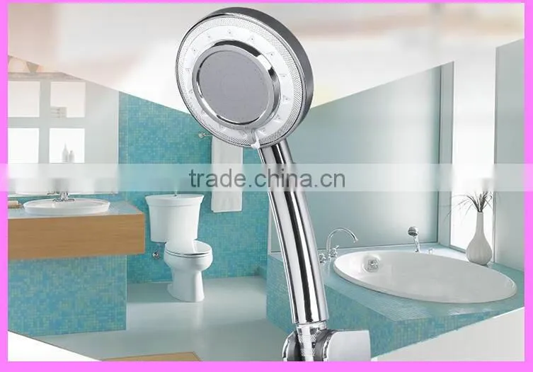 2016top sale Three function Water pressurized ABS shower head