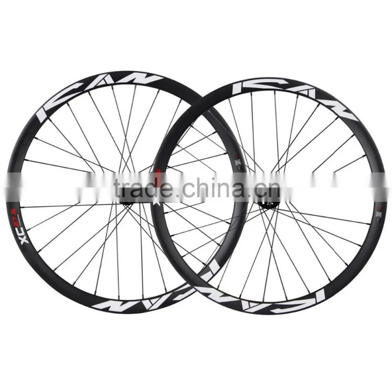 Cheap bicycle parts 27.5er carbon mountain bike wheels with poweway M81 updated hub