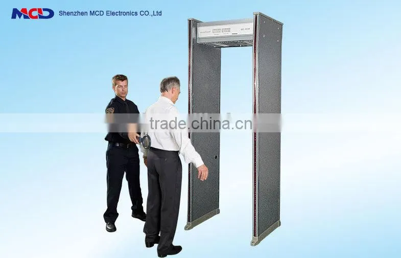Weatherproof archway metal detector, body scanner walk through gate MCD-300