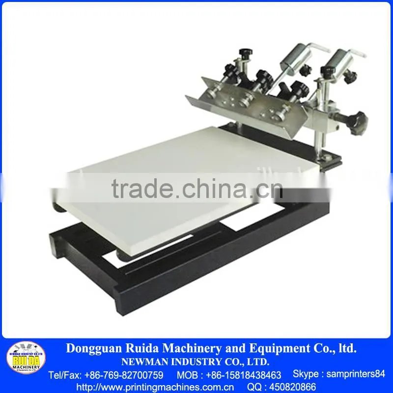 NS103 table top1 Color Micro-Adjustable Screen Printing Machine