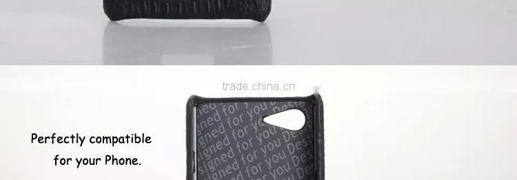 Interesting Products 2015 White Crocodile Leather Case For Sony Mobile Covers,Decorative Pattern Cover Case For Sony Xperia Case