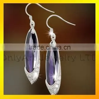 New design fashion earring findings wholesale silver 925 fancy stud earring