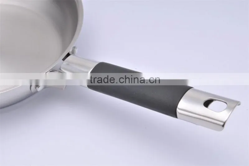stainless steel cookware with silicone handle