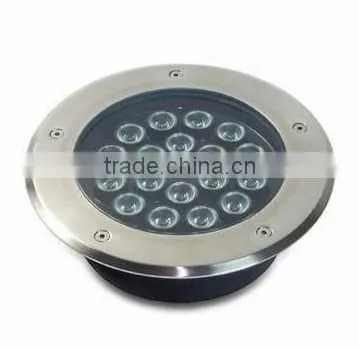 round rgb led inground light with 1w,3w,4w,5w,6w,9w,12w,36w