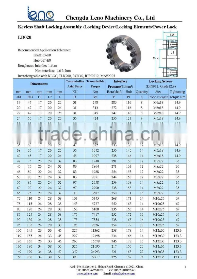 TLK200 Power Locks,Locking Devices, Locking Assemblies