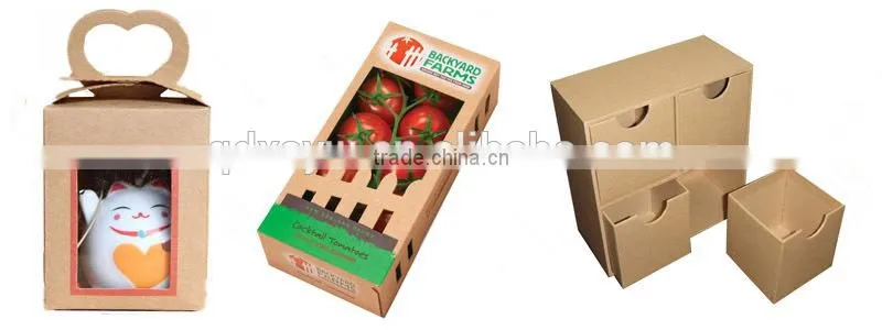 Custom Paper Box With Clear PVC Window Gift Box