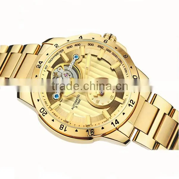 2015 hot selling All Stainless Steel Japan automatic movt factory men watches